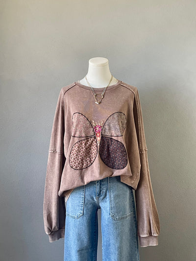 Butterfly Patch Top