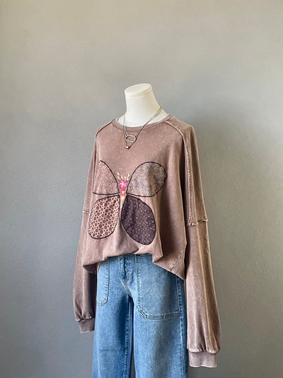 Butterfly Patch Top