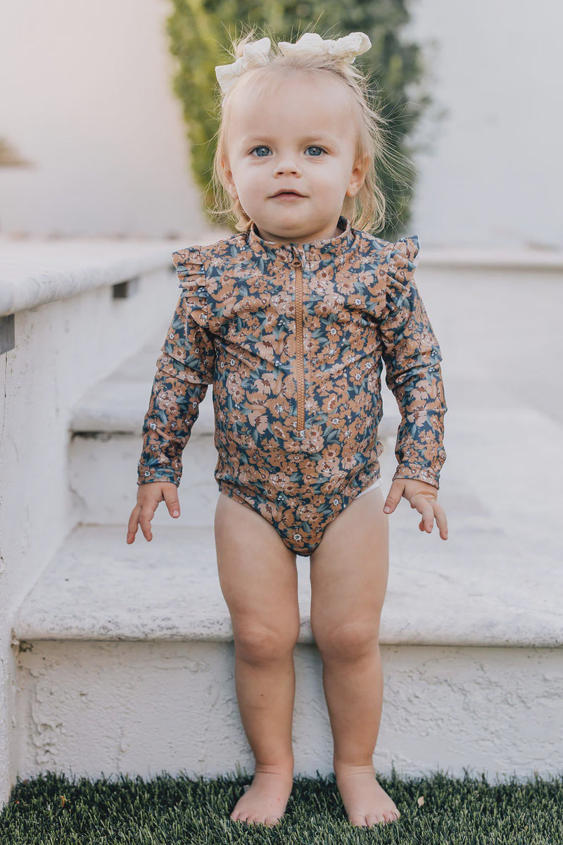 Venetian Floral One-Piece