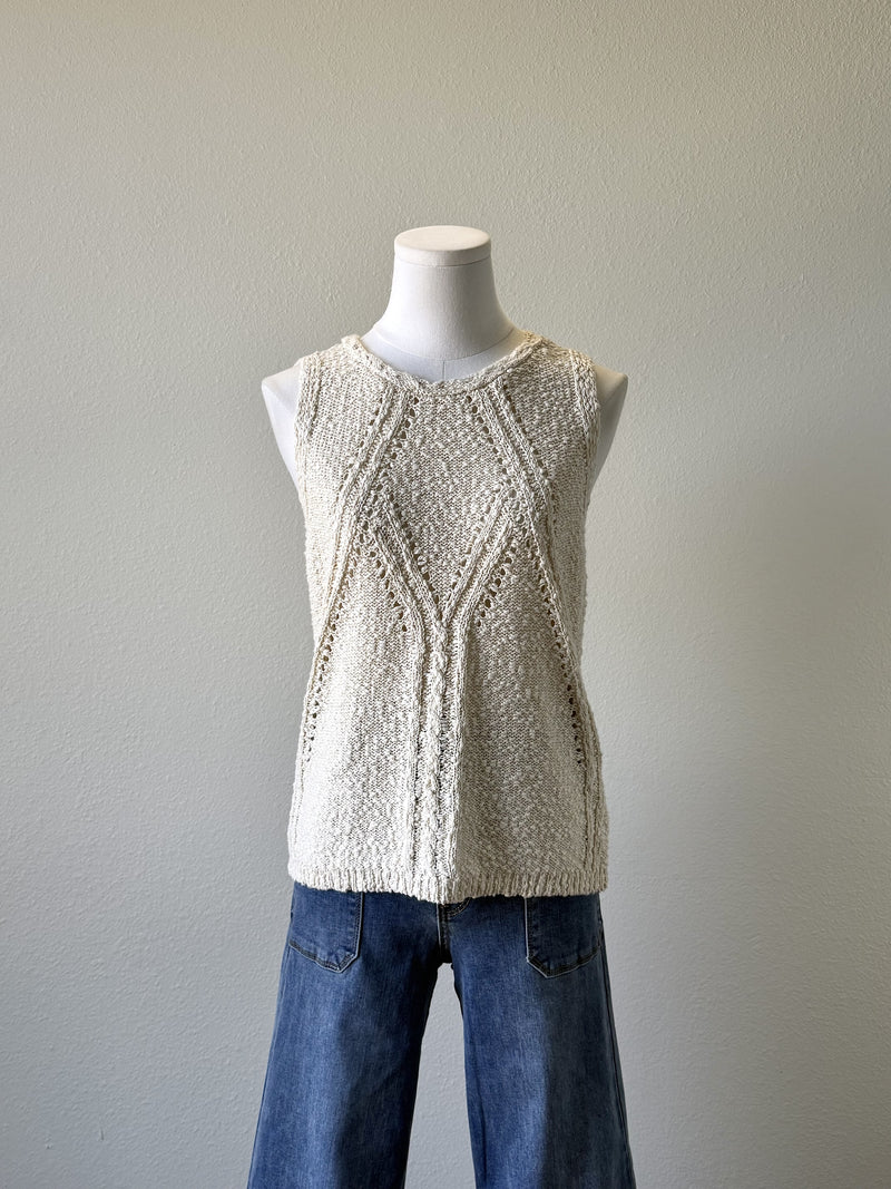 Chunky Knit Sweater Tank
