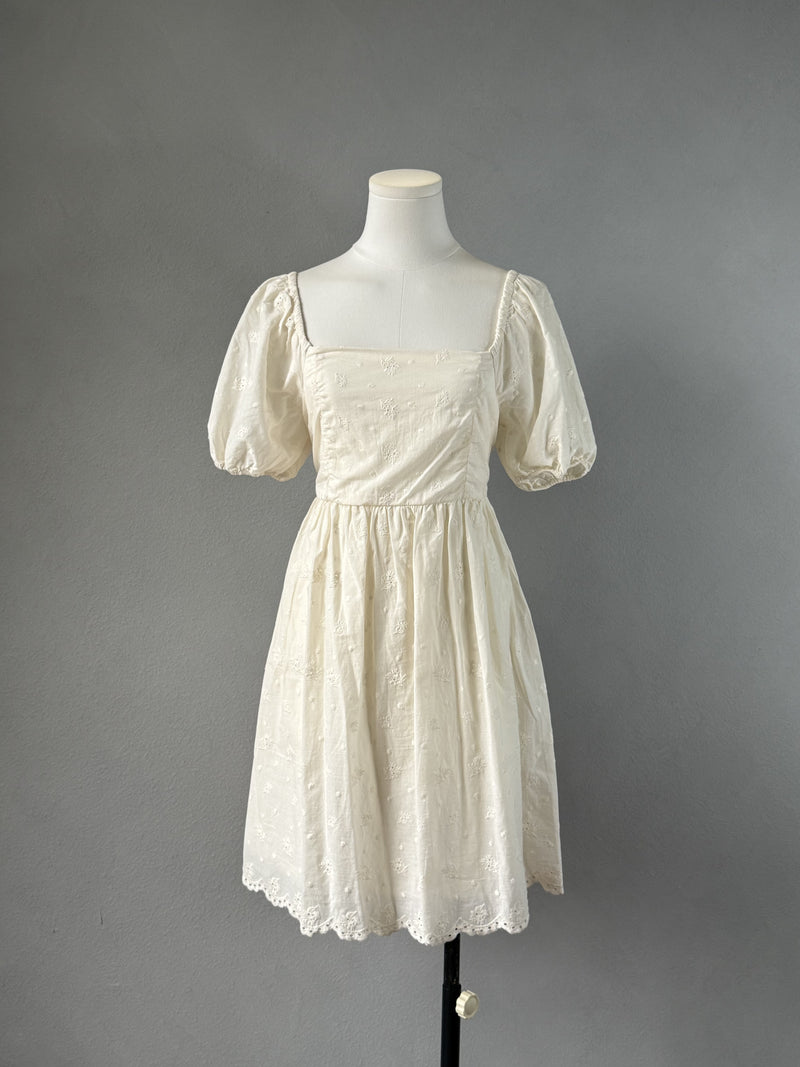 Eyelet Babydoll Dress
