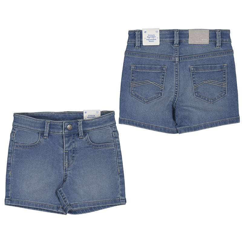 Medium Denim Baby Shorts