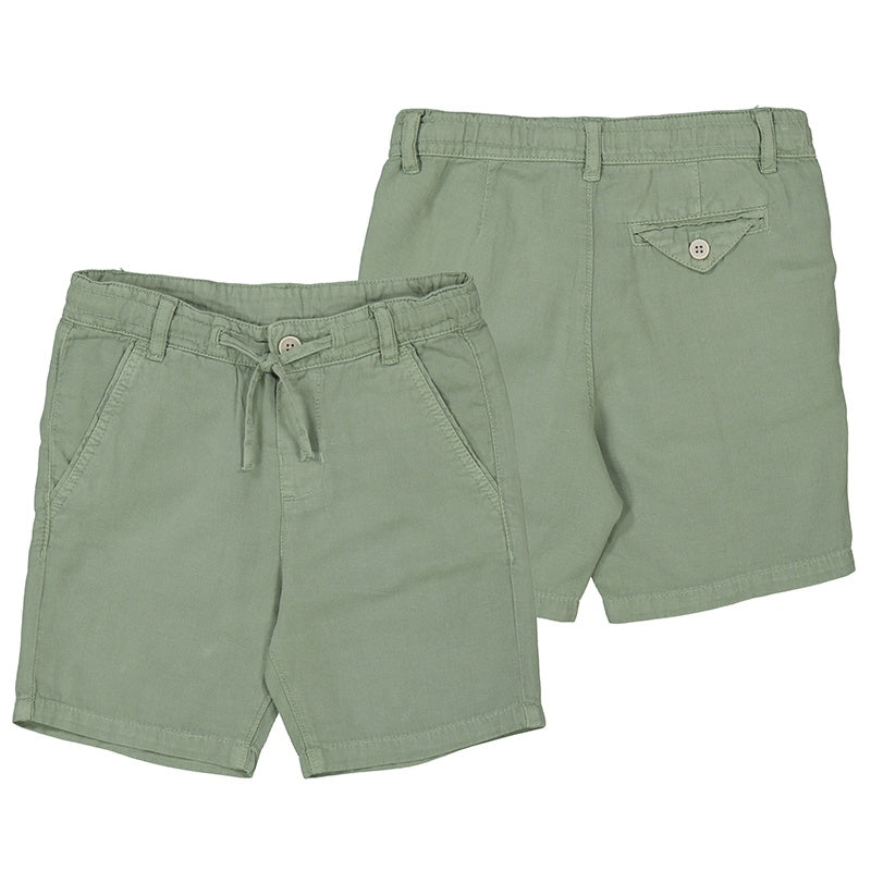 Sage Toddler Linen Shorts