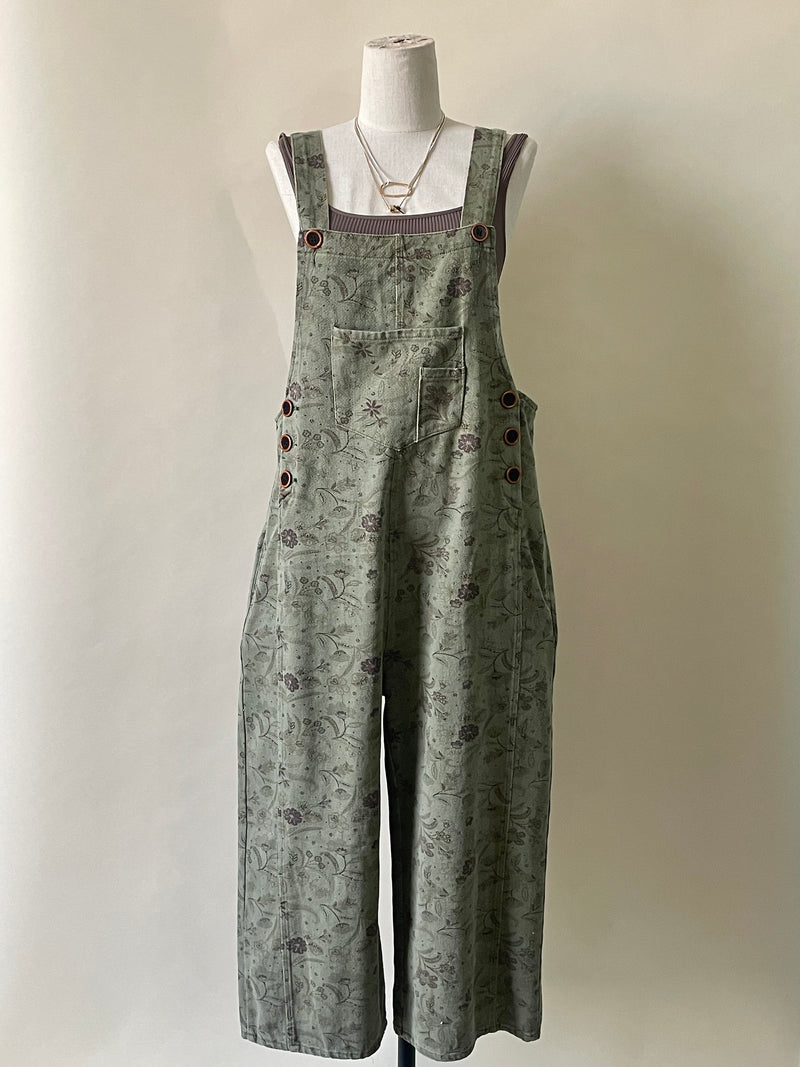 Gianna Floral Overalls