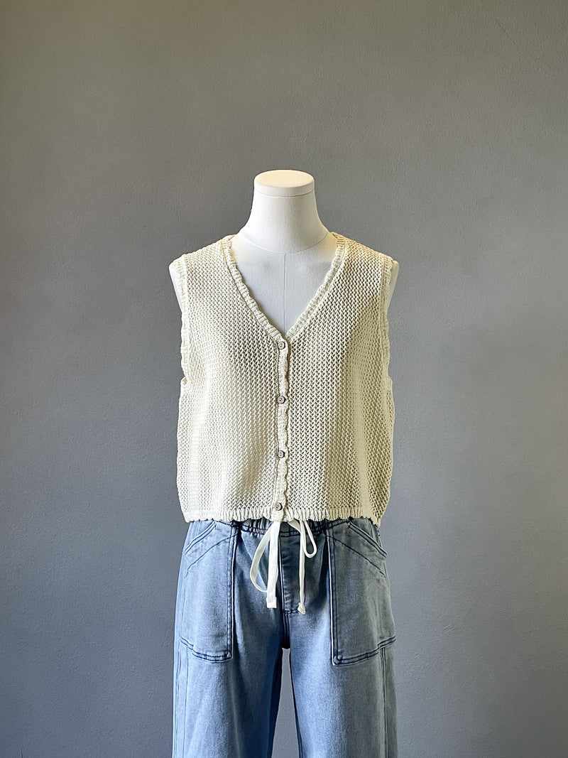 Hazel Crochet Vest