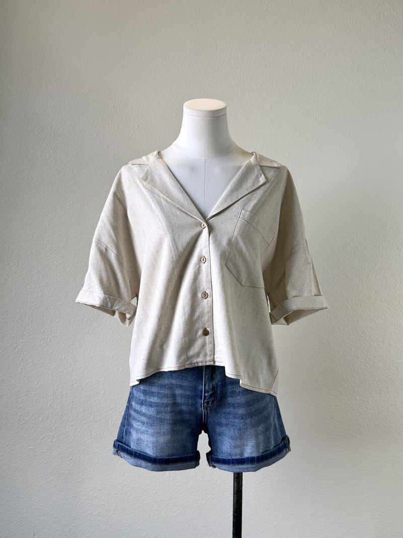 Ines Collared Top