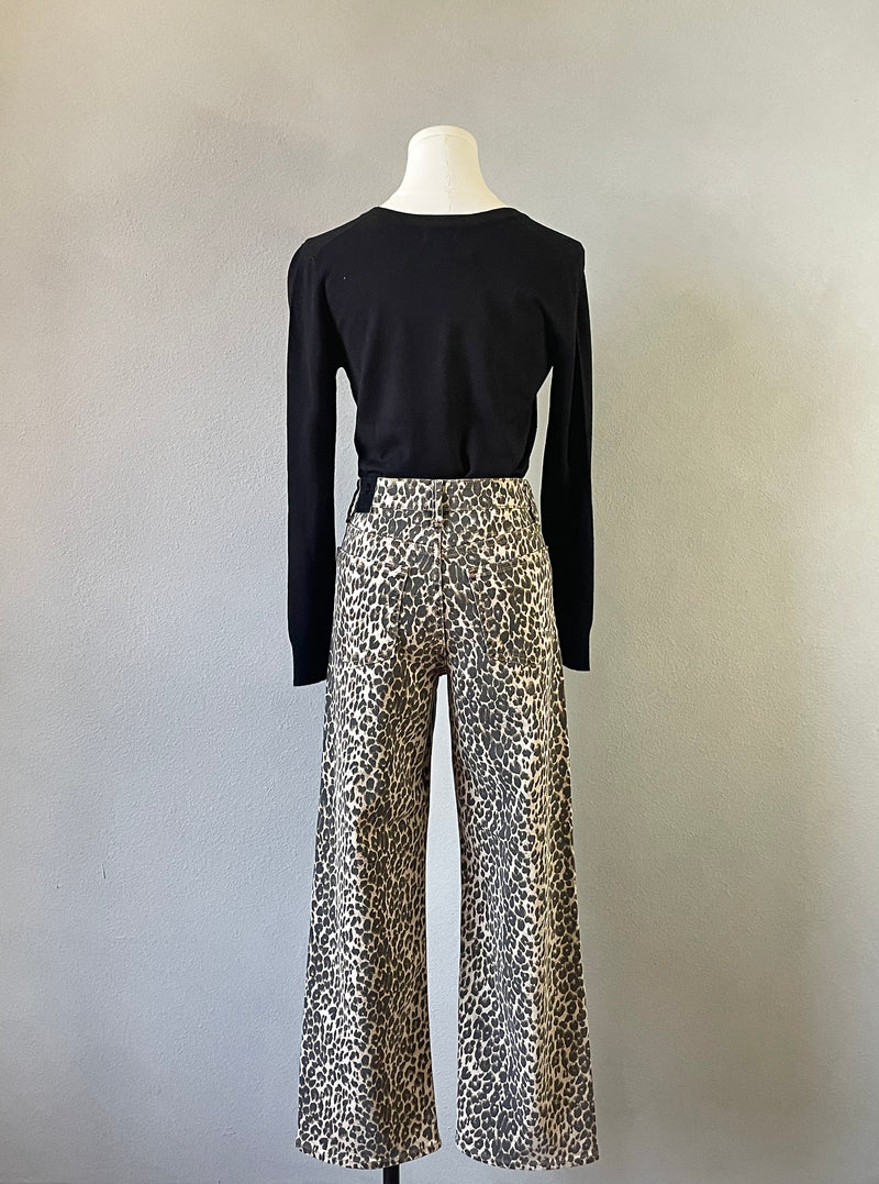 Leopard High Rise Jeans