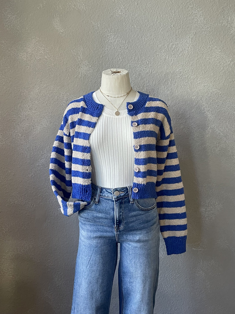 Miley Stripe Cardigan