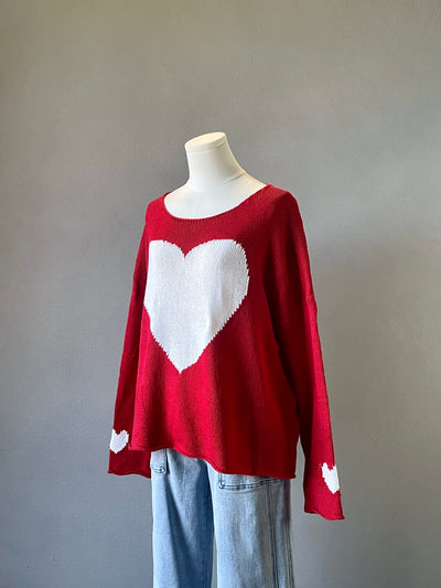 Red Heart Sweater