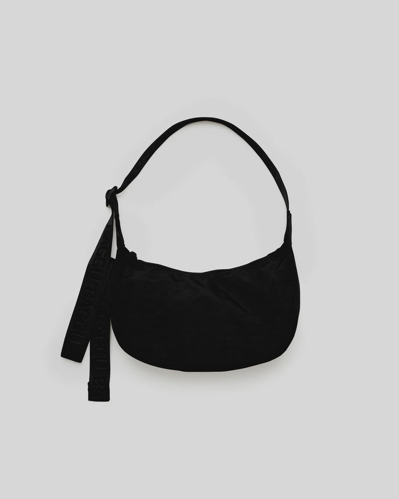 Black Small Crescent Bag