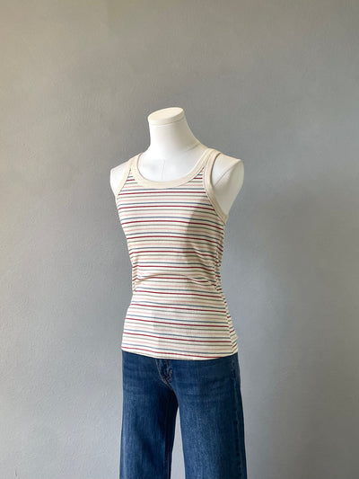 Striped Scoop Neck Tank