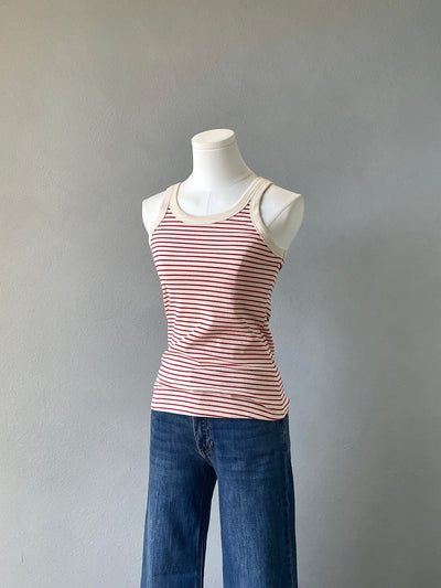 Striped Scoop Neck Tank