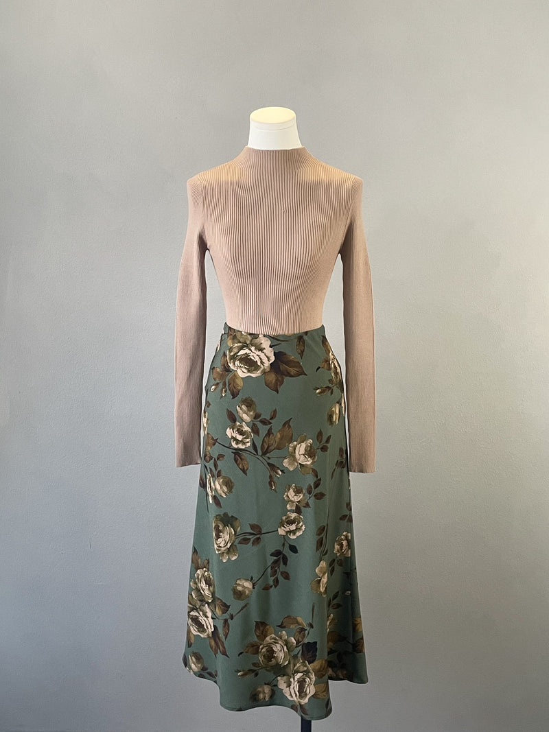 Vintage Floral Skirt