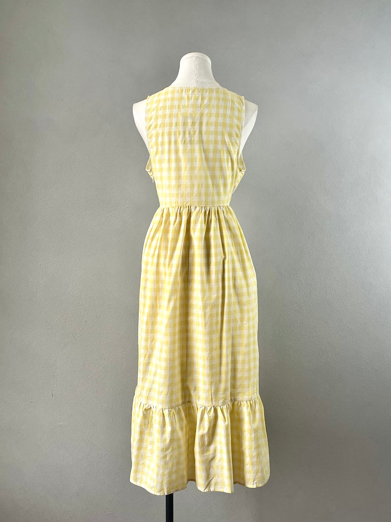 Yellow Gingham Dress