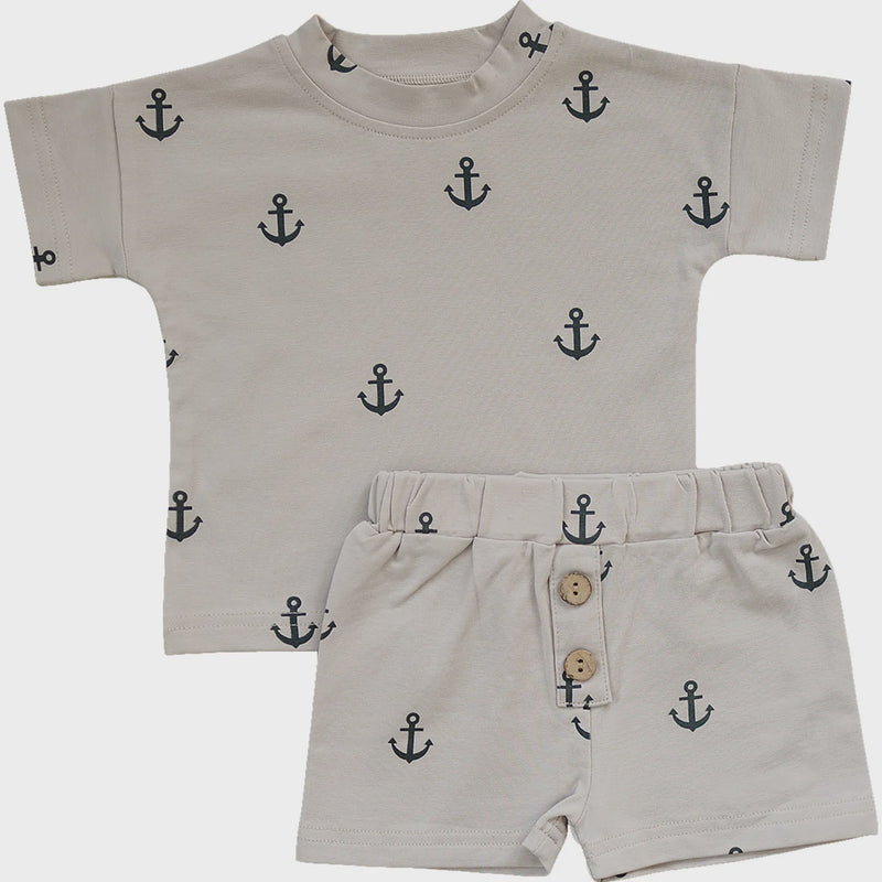 Anchors Shorts Set