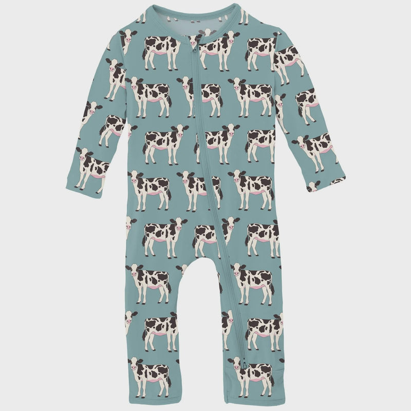 Blue Cows Convertible Zipper