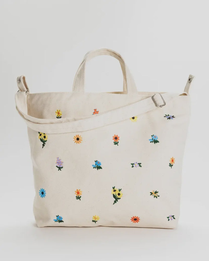 Embroidered Ditsy Horizontal Duck Bag