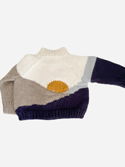 Navy Sunset Cardigan
