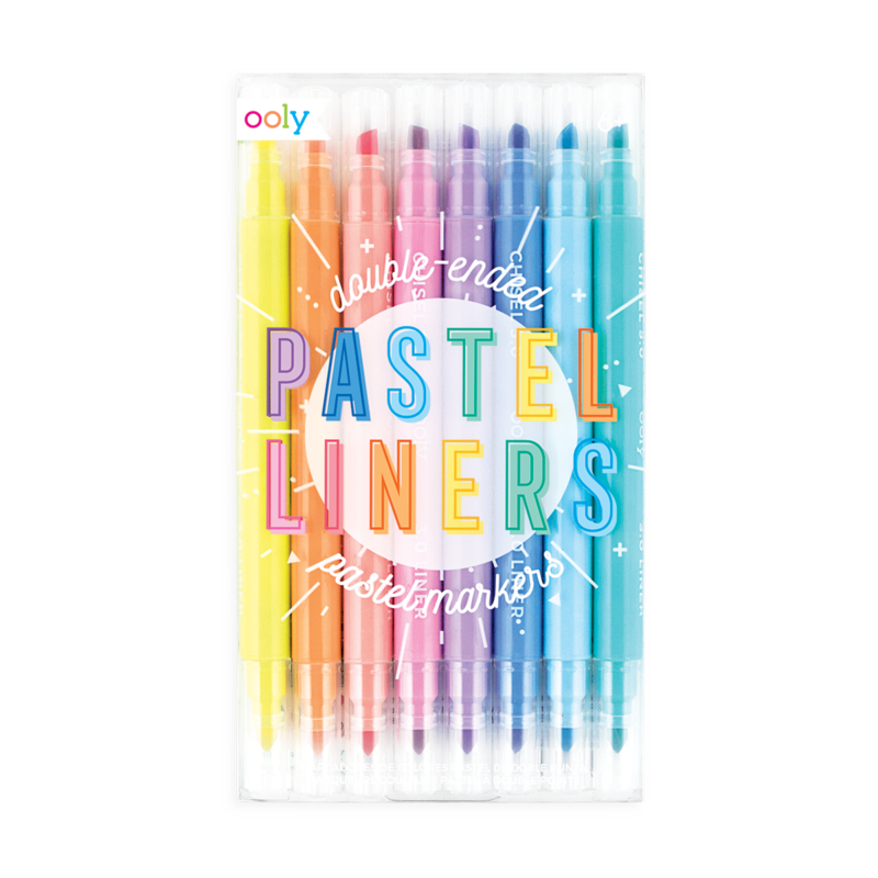Pastel Liner Double Ended Markers
