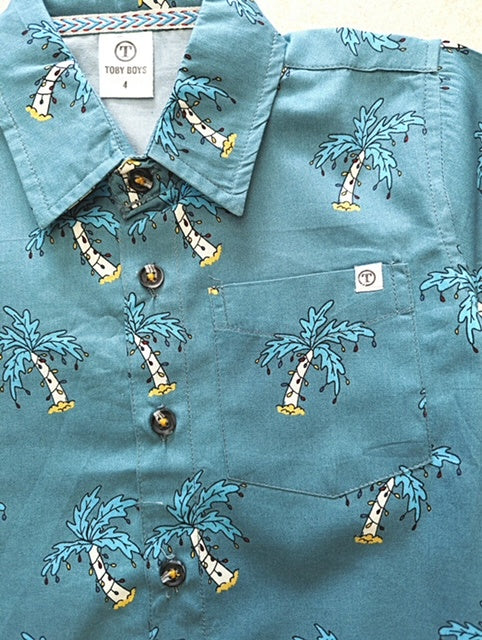Lighted Palms Button Up