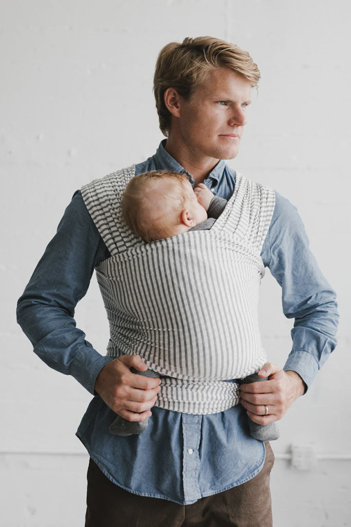 Solly Baby Natural & Grey Stripe